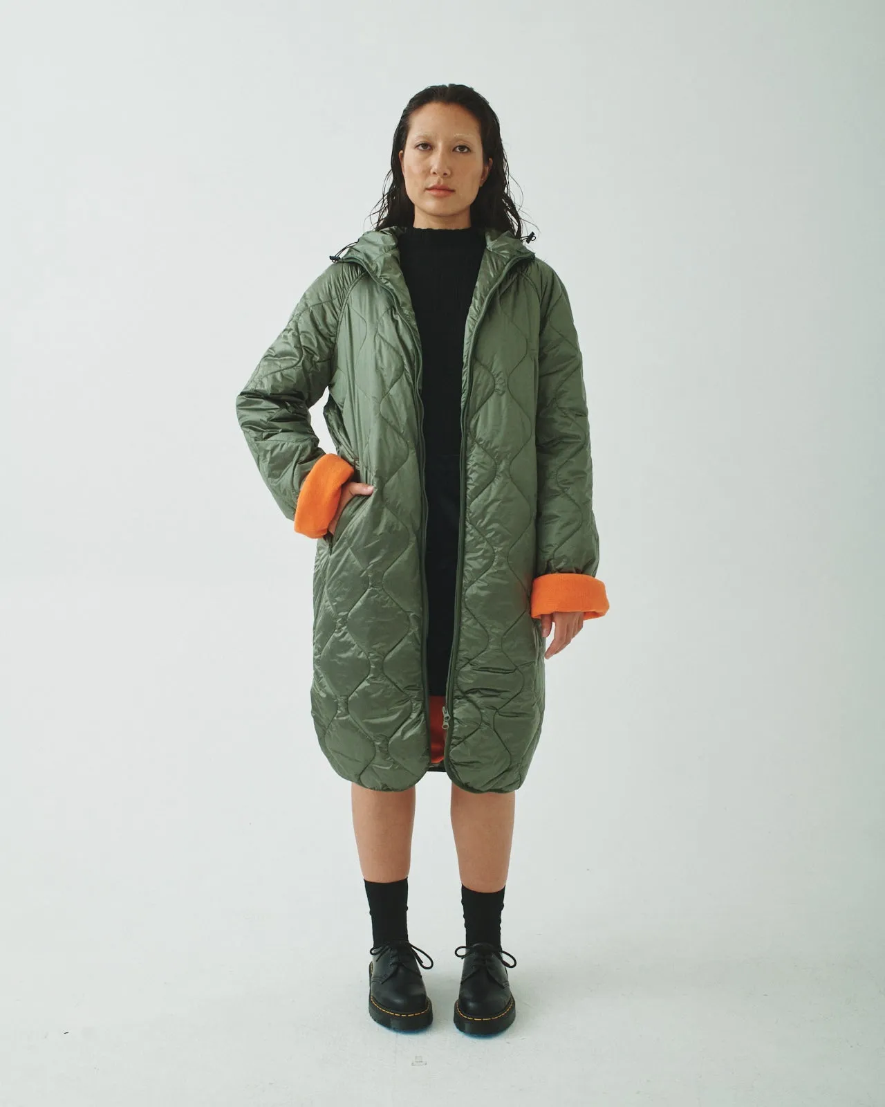 08 LIGHT HOODED PUFFER