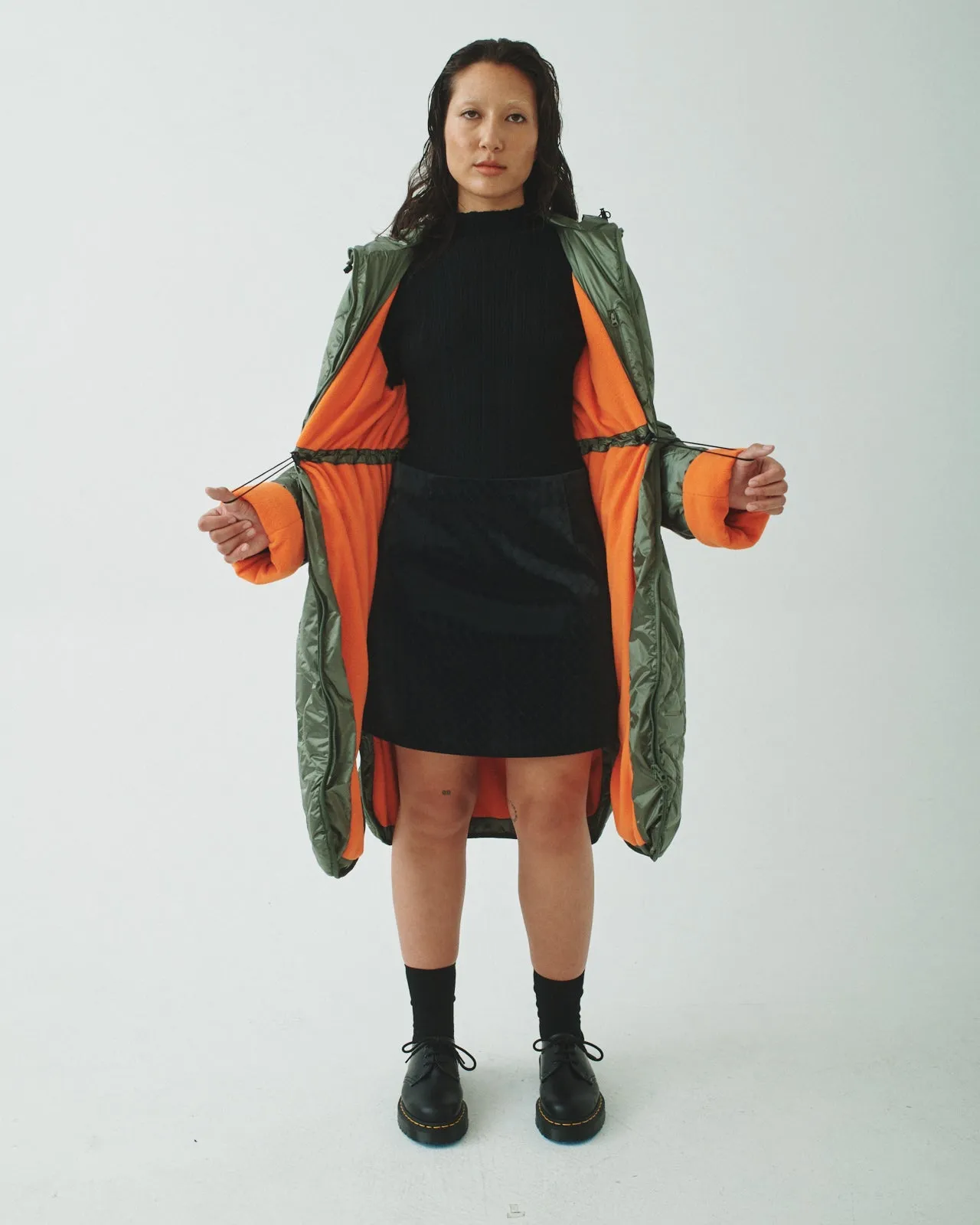 08 LIGHT HOODED PUFFER