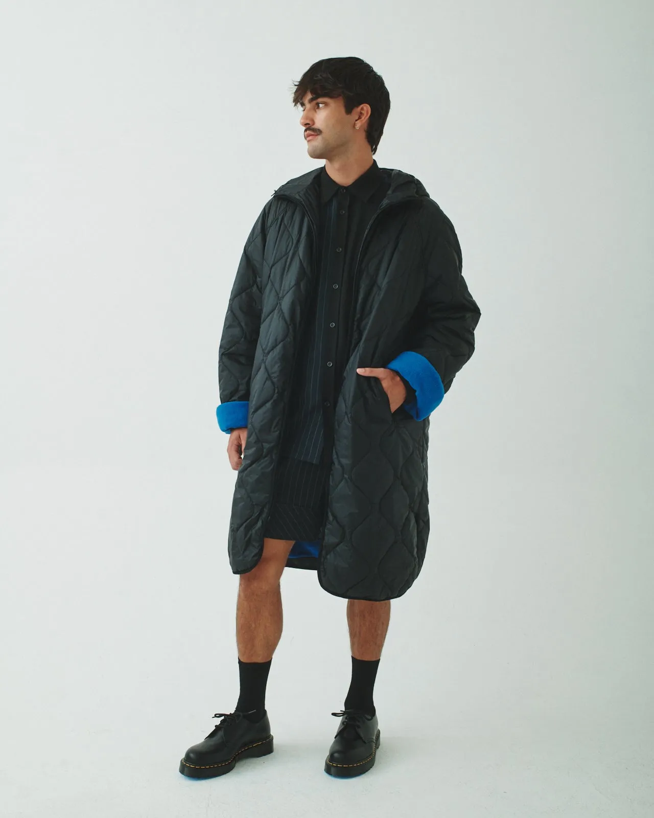 08 LIGHT HOODED PUFFER