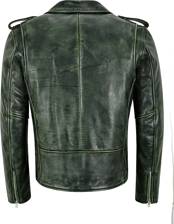 AEW Jon Moxley Leather Biker Jacket