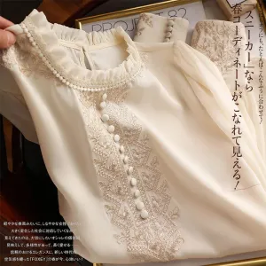 Bonnyshow Stylish Women's Blouse for a Chic Look Fashion Luxury Women's Tops with Graceful Design Spring Summer tops blusa mujer