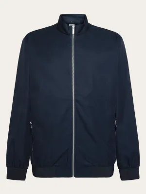 Canvas Light shell bomber jacket - GOTS/Vegan - Total Eclipse