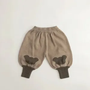 Cartoon Knit Harem Pants