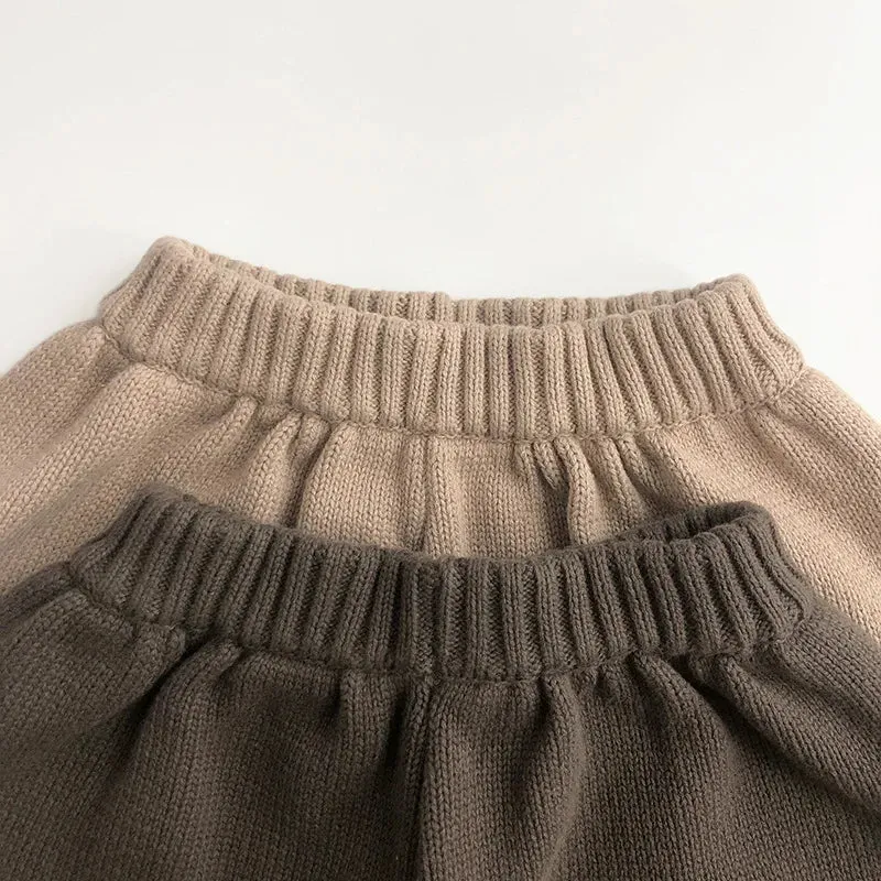 Cartoon Knit Harem Pants