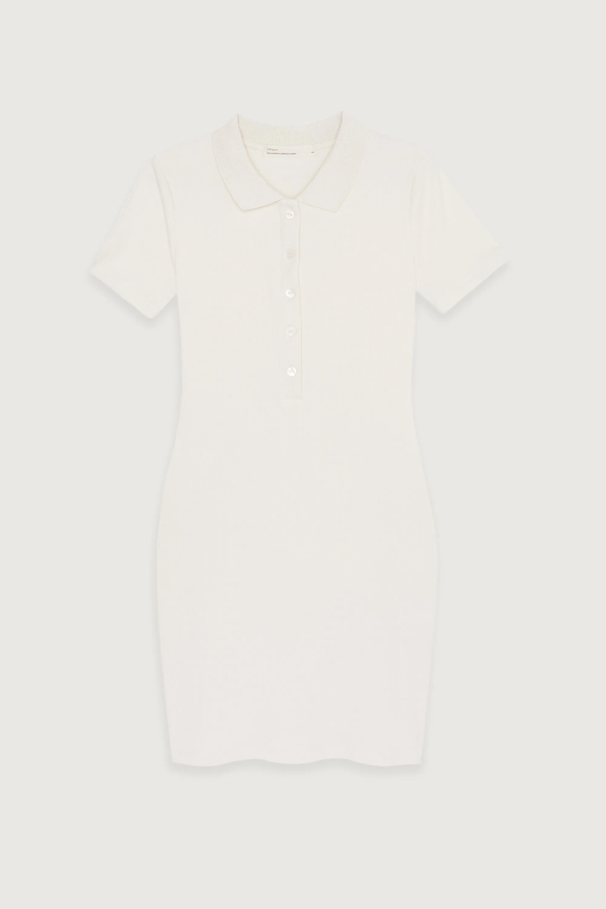 COLLARED MIDI DRESS