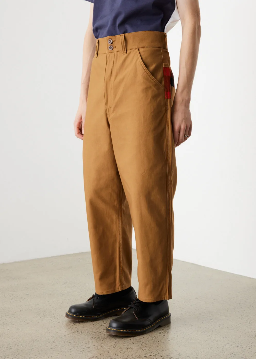 Cotton Satin Pants