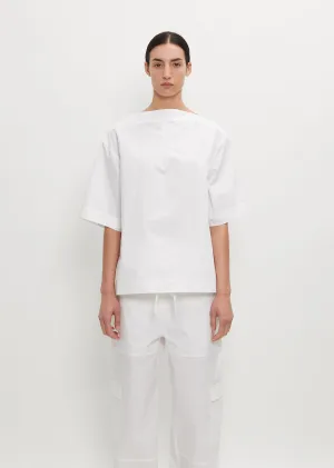 Dart-Neck Cotton Top