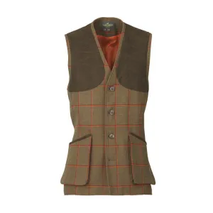 Laksen Leith Tweed Mens Shooting Vest - British Game Alliance