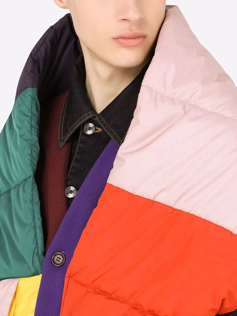 Layered Patchwork Jacket