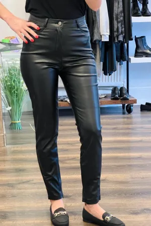 Leather Look Trousers
