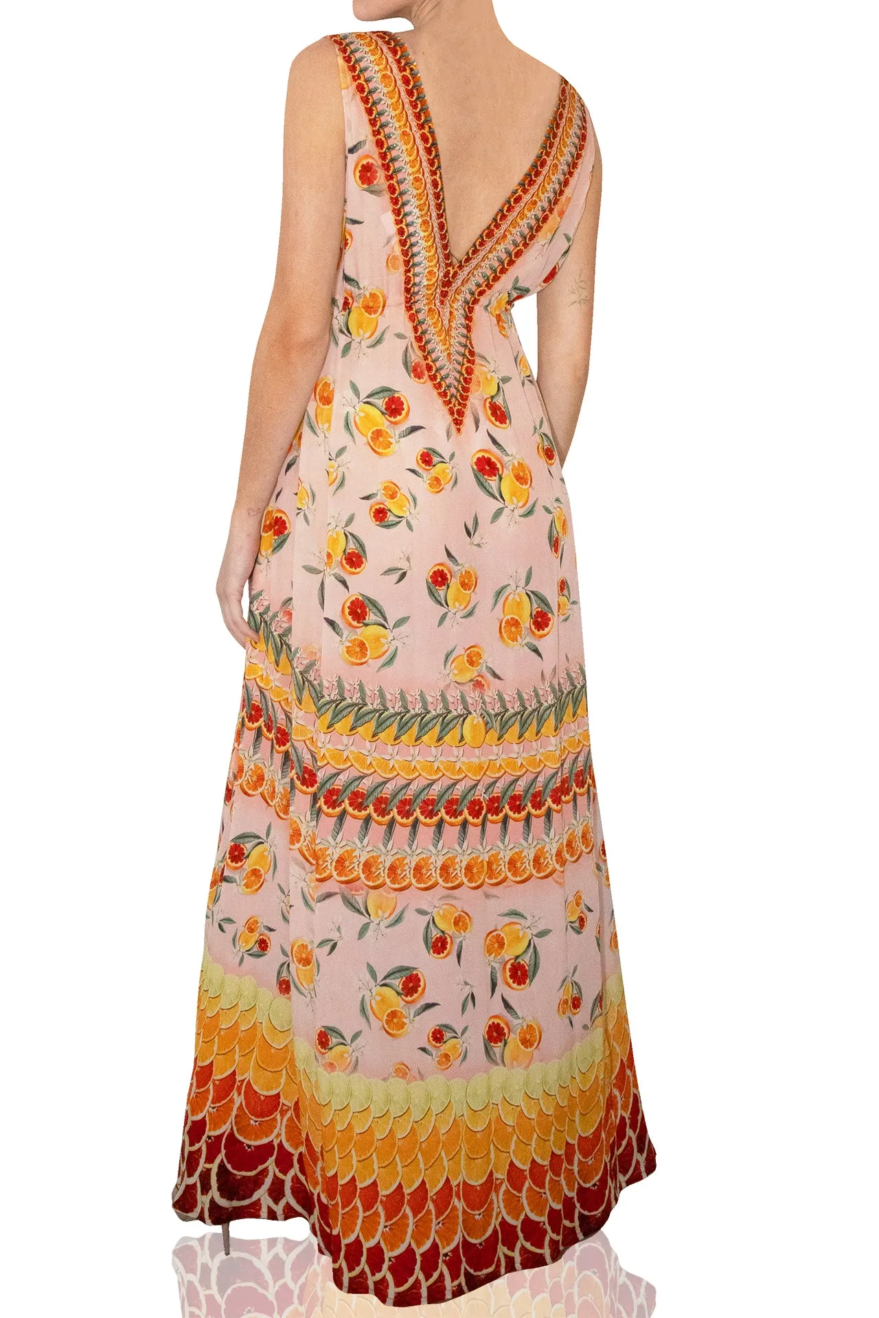 Lemon Party Wear Dress
