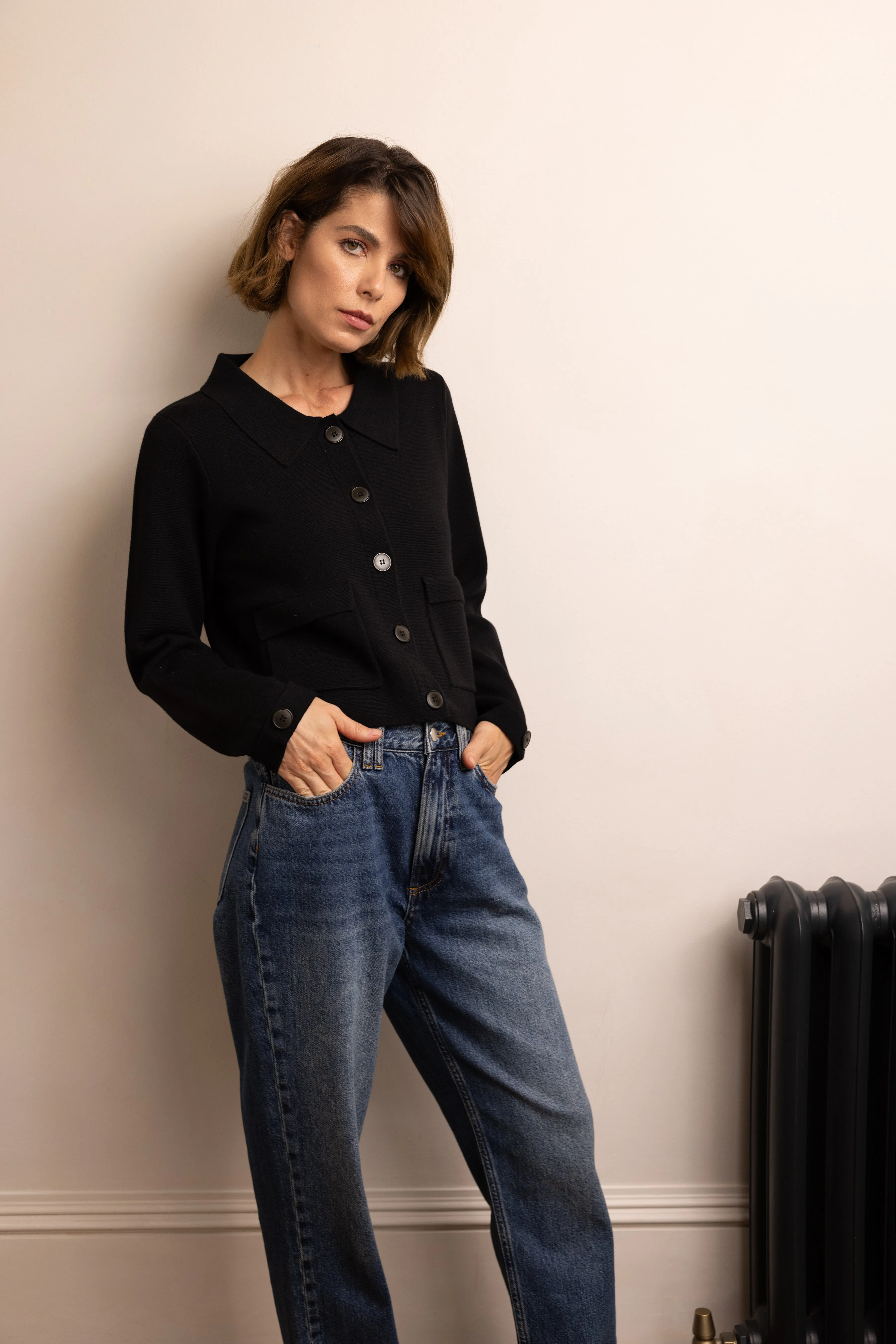 Maeve Milano Pocket Knitted Jacket