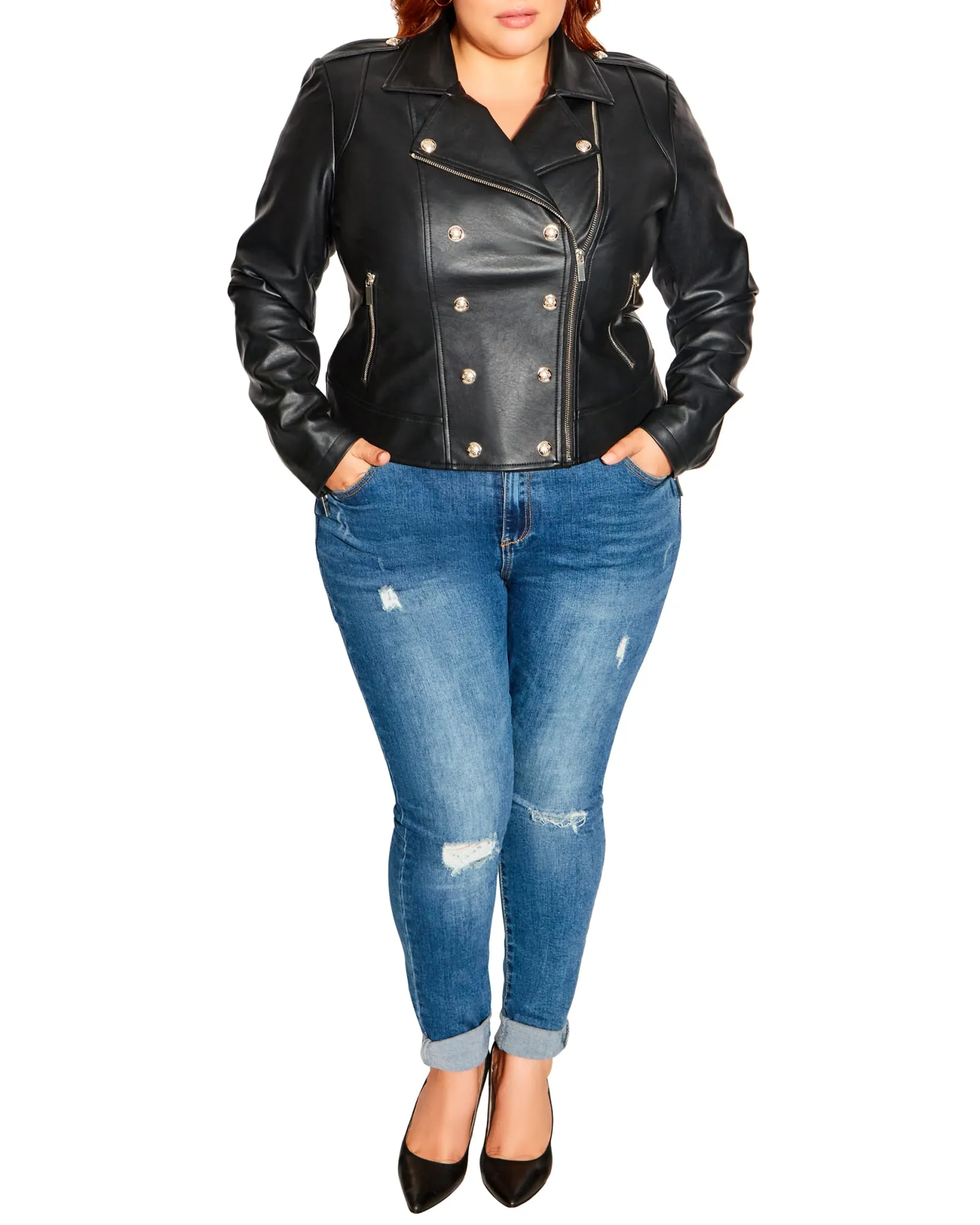 Megan Zip Jacket | Black