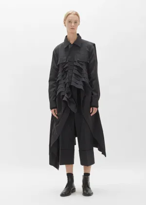 Micro Pleats Long Jacket
