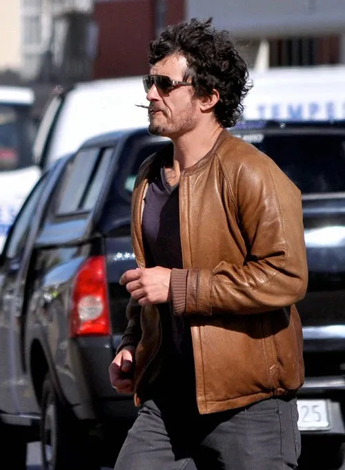 ORLANDO BLOOM ZULU LEATHER JACKET
