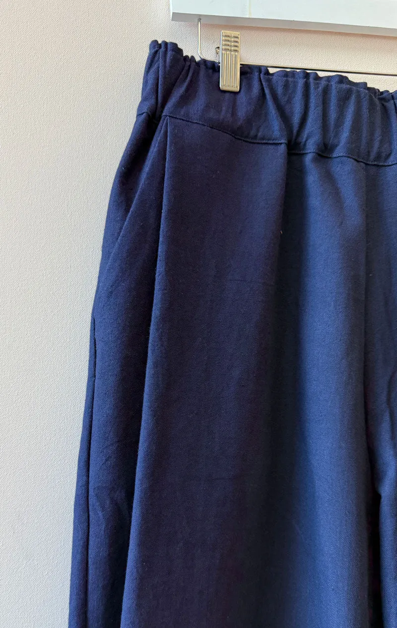 Pleated Khadi pant