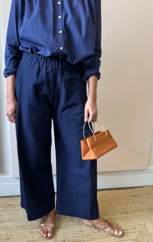 Pleated Khadi pant