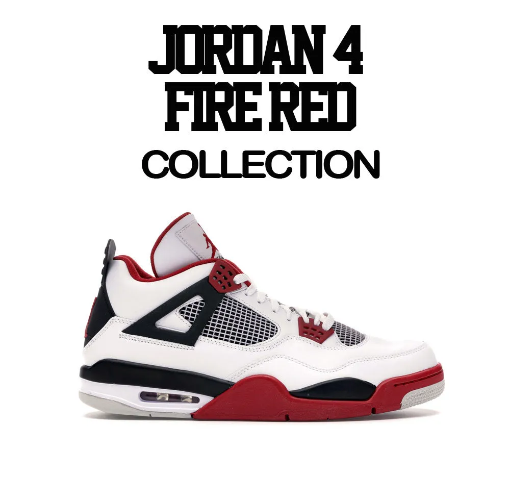Retro 4 Fire Red Killa Season Shirt