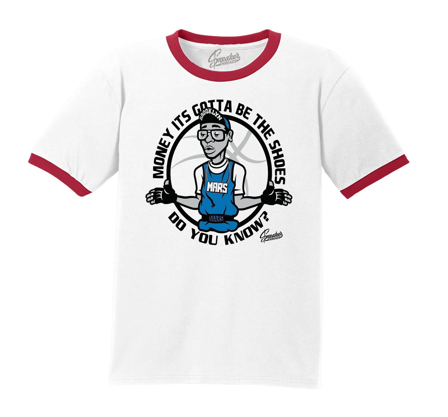 Retro 4 What The Four Gotta Be Shoes Ringer Shirt