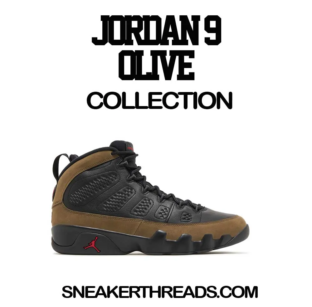Retro 9 Olive God Did Shirt