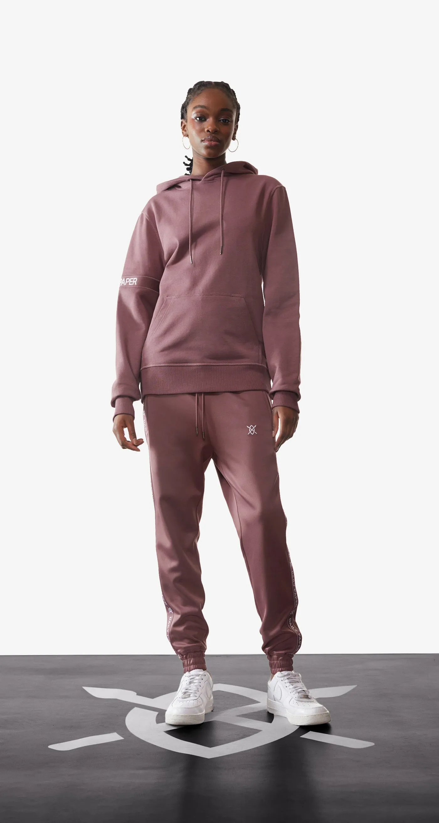 Rose Brown Tonal Etape Logo Trackpants