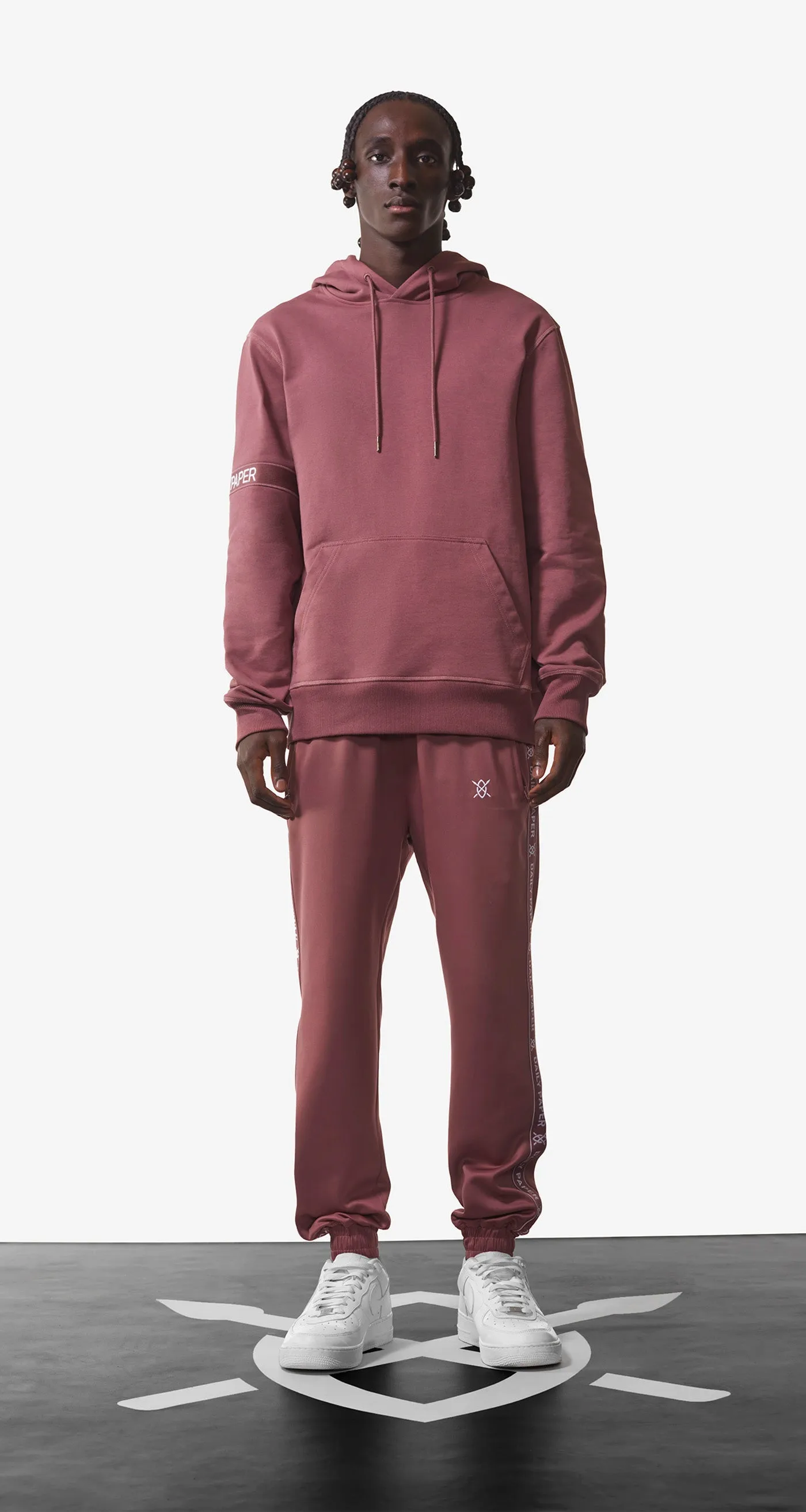 Rose Brown Tonal Etape Logo Trackpants