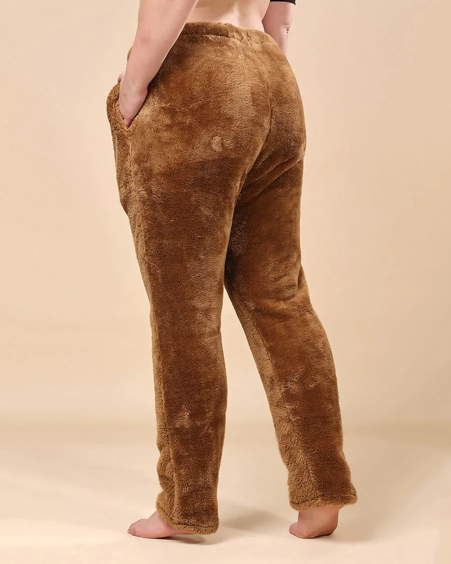Solid Fur Pants
