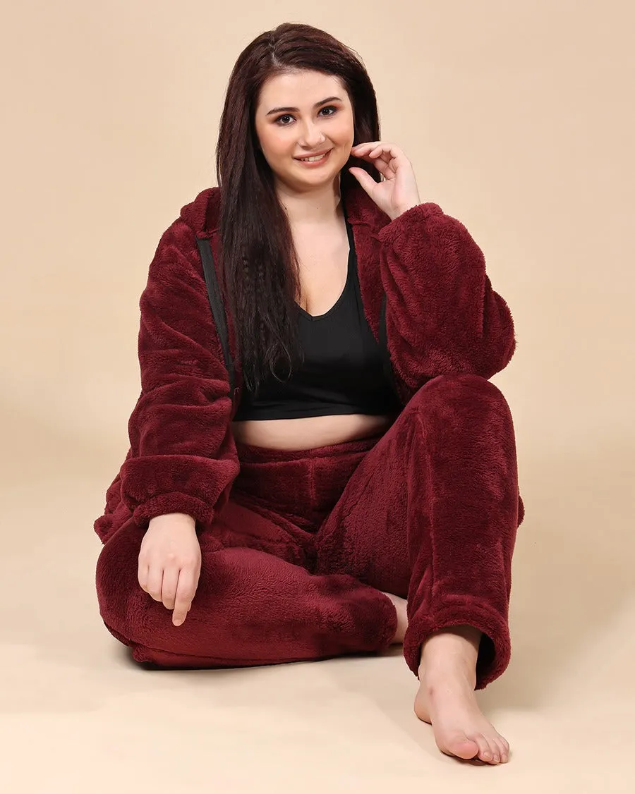 Solid Fur Pants