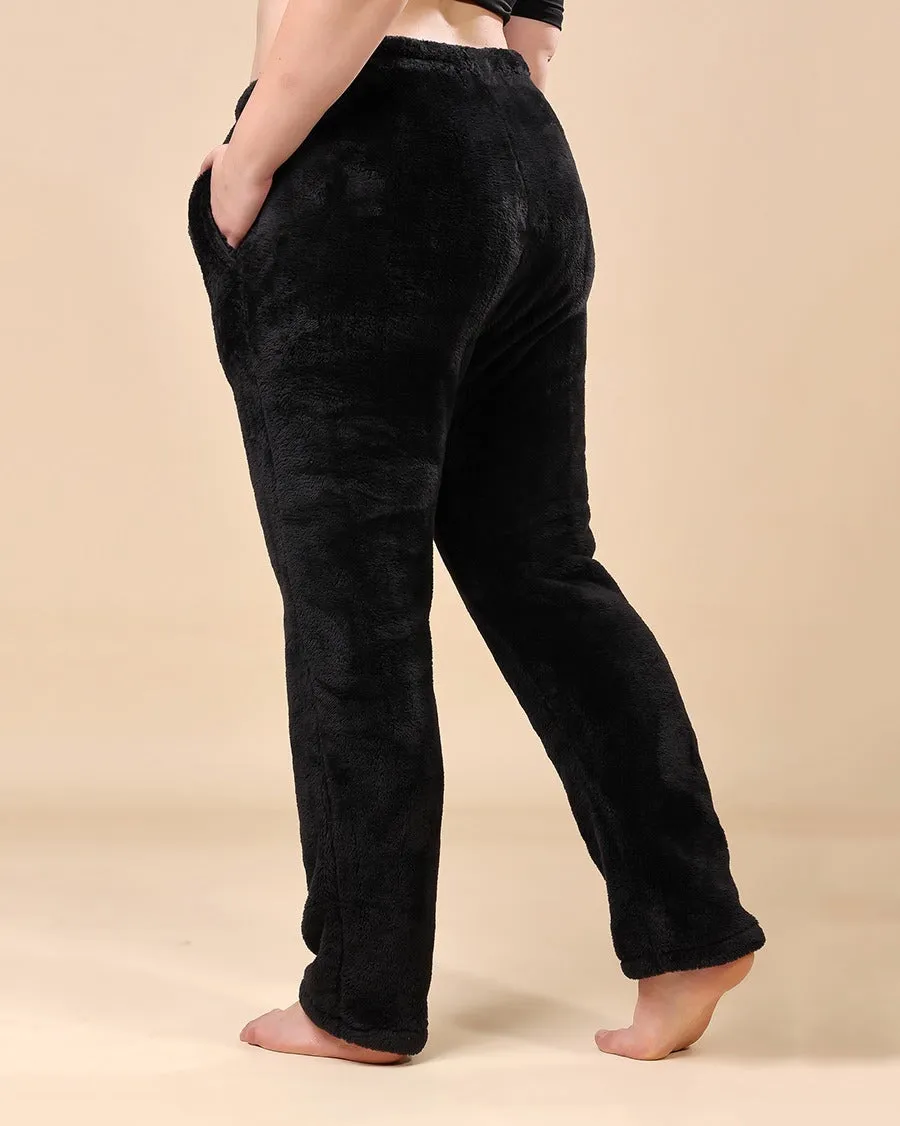 Solid Fur Pants