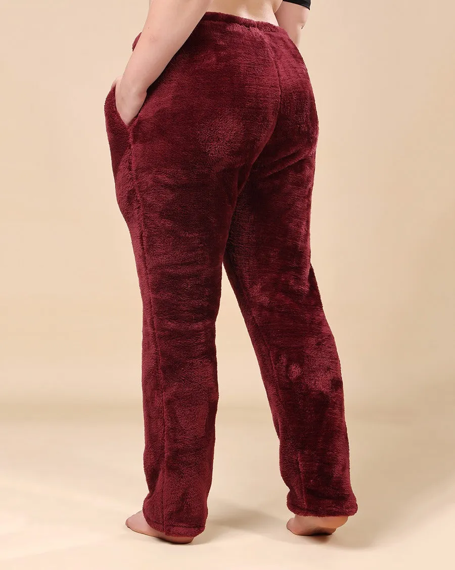 Solid Fur Pants