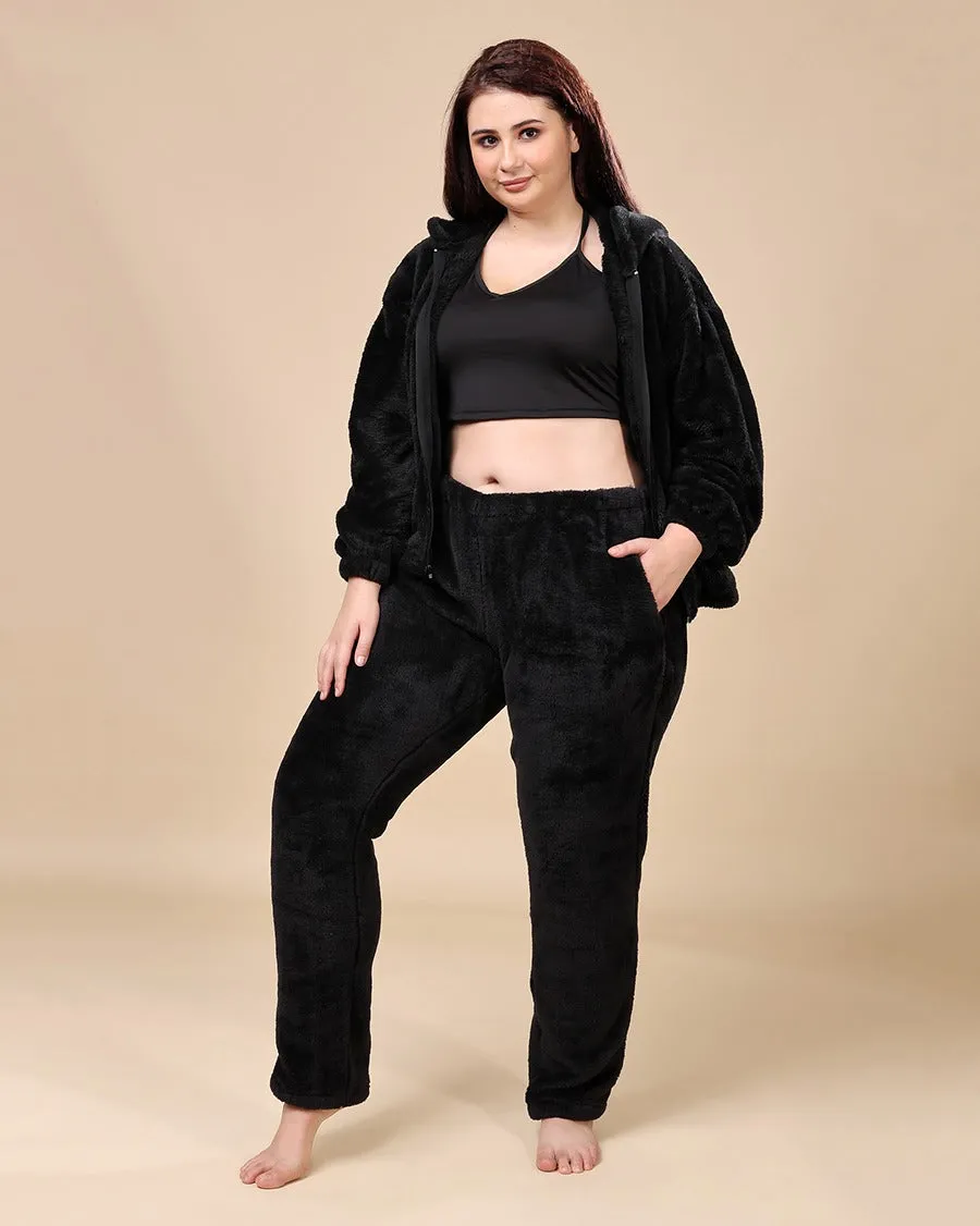 Solid Fur Pants