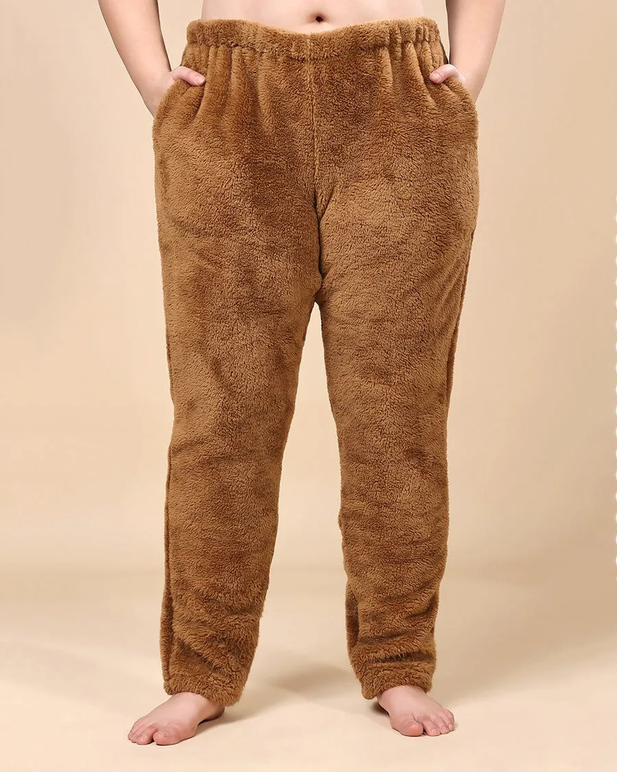 Solid Fur Pants