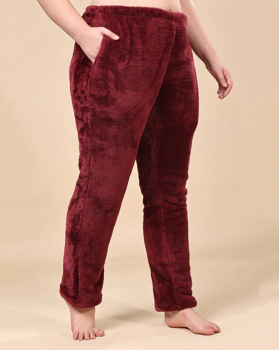 Solid Fur Pants
