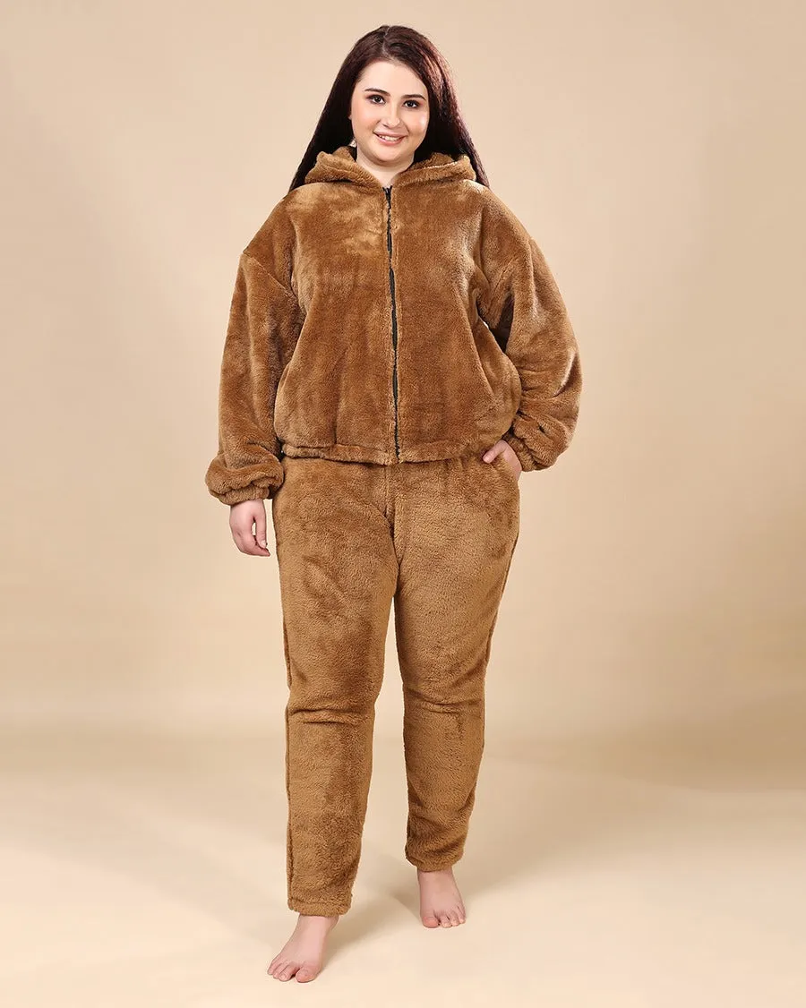 Solid Fur Pants