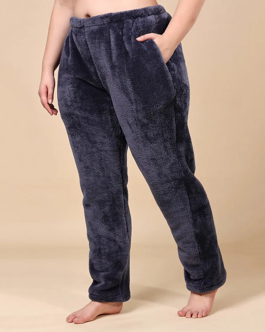 Solid Fur Pants