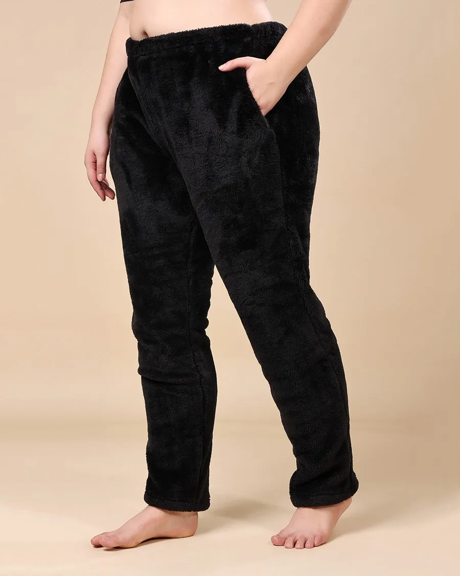 Solid Fur Pants