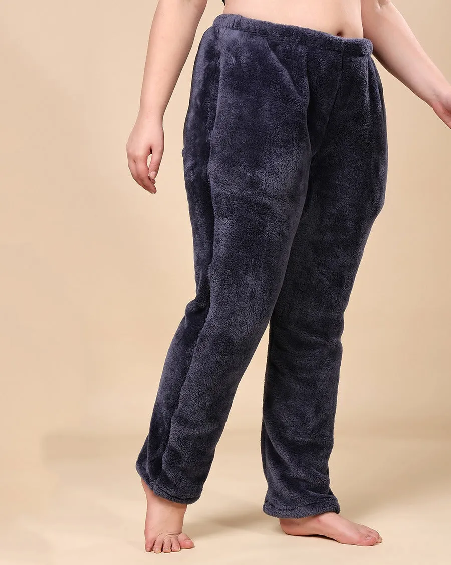 Solid Fur Pants