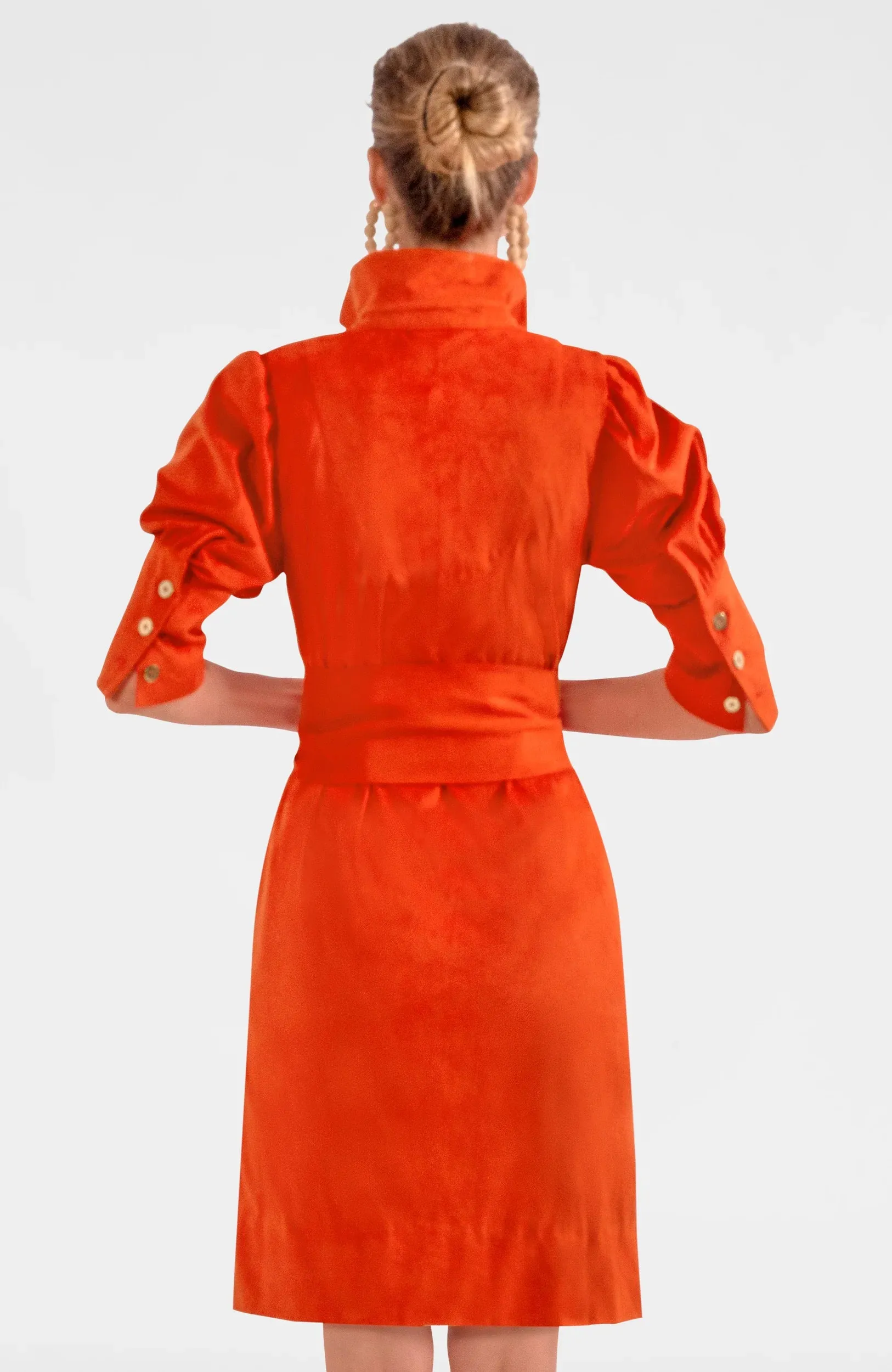 Swagger Dress - Ultra Suede - Orange