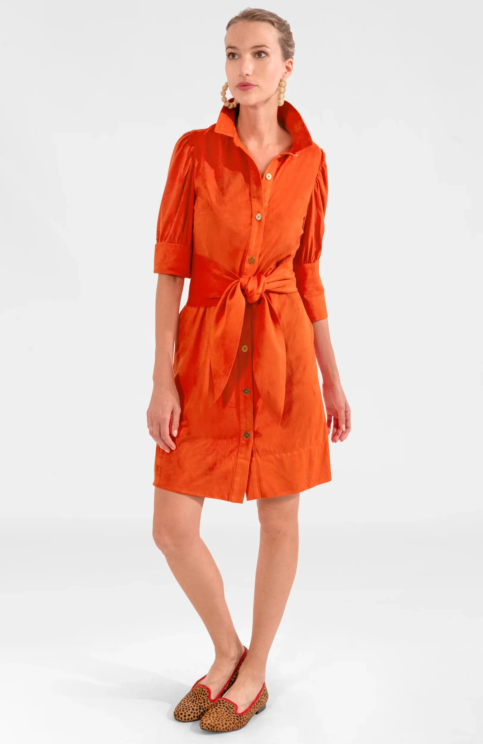 Swagger Dress - Ultra Suede - Orange
