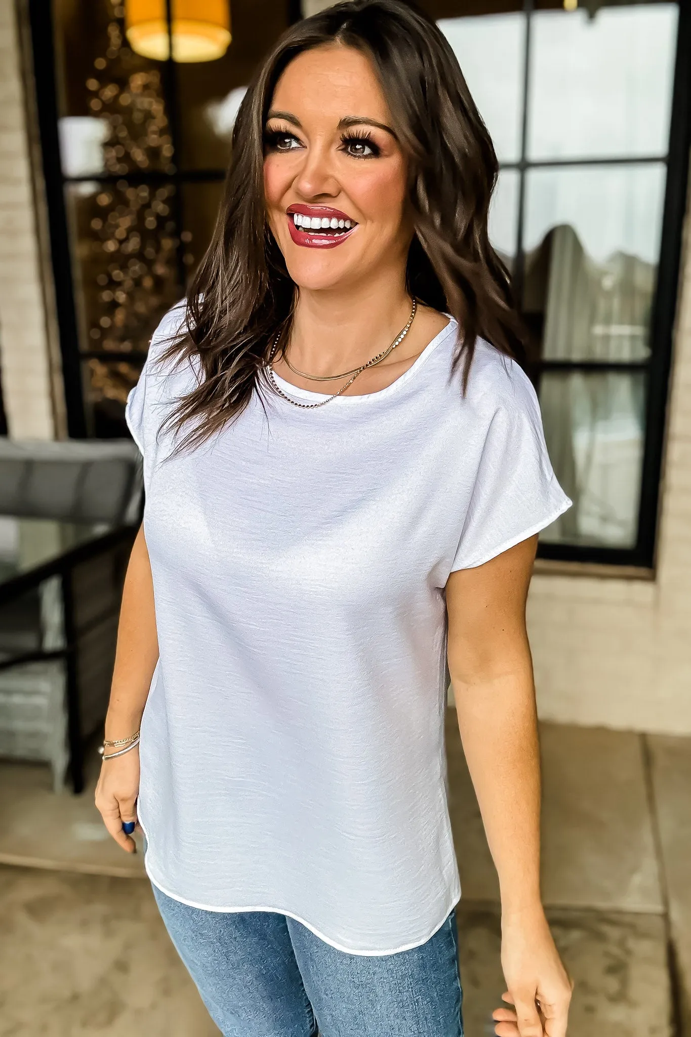 The Perfect Transitional Ivory Top