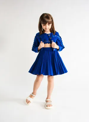 Trimmed Crepe Top