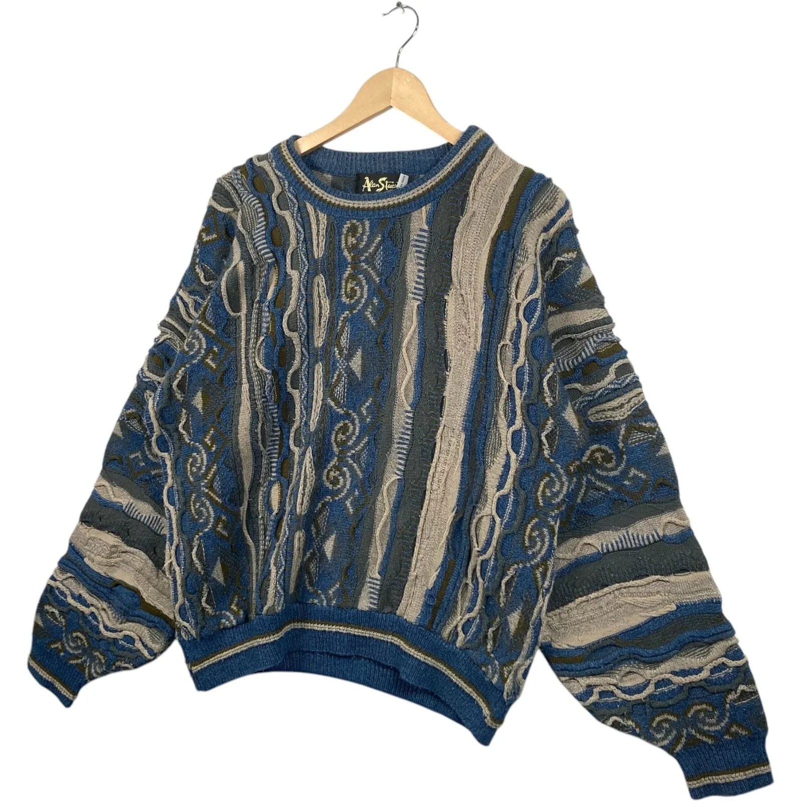 Vintage Alan Stuart 3D Knit Sweater