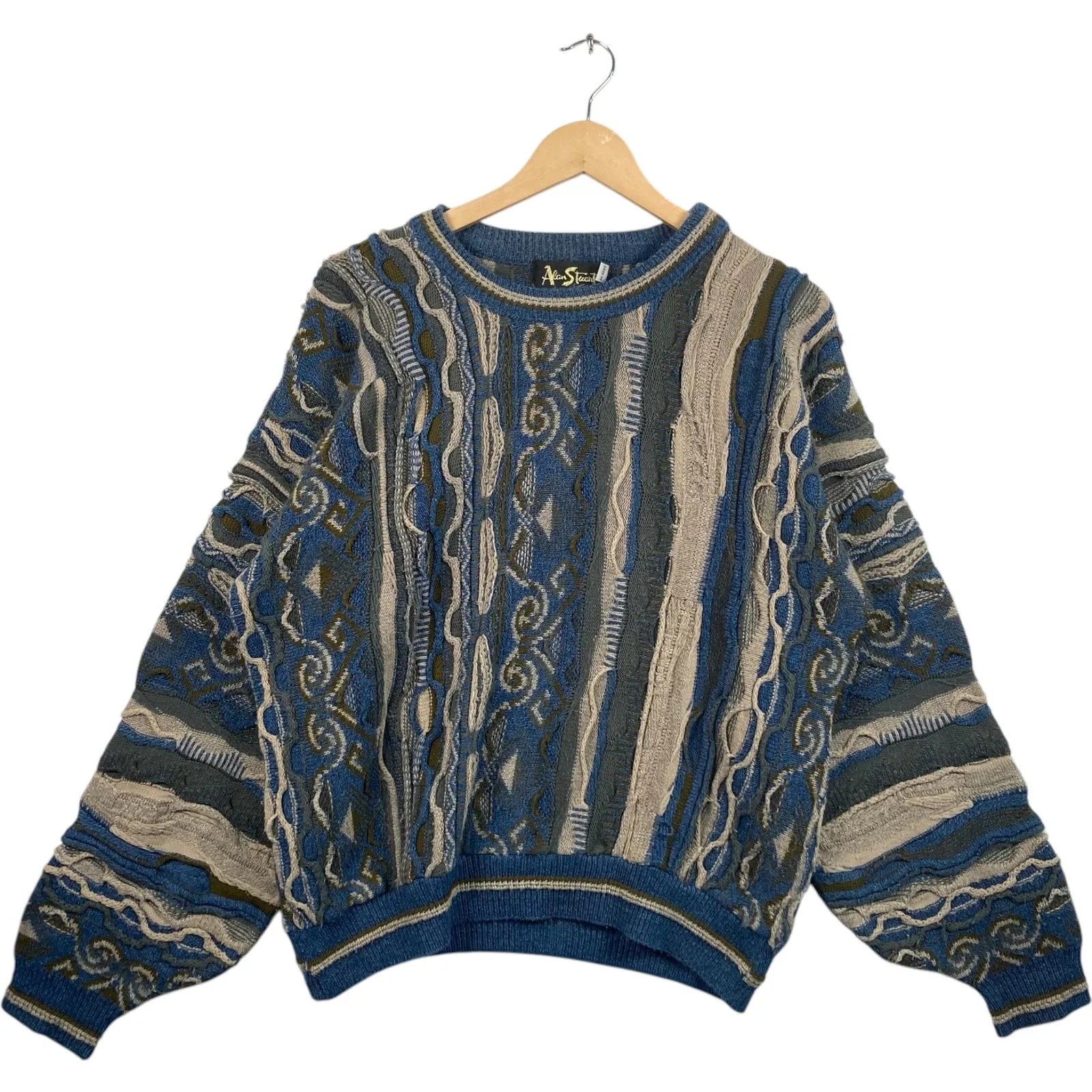 Vintage Alan Stuart 3D Knit Sweater