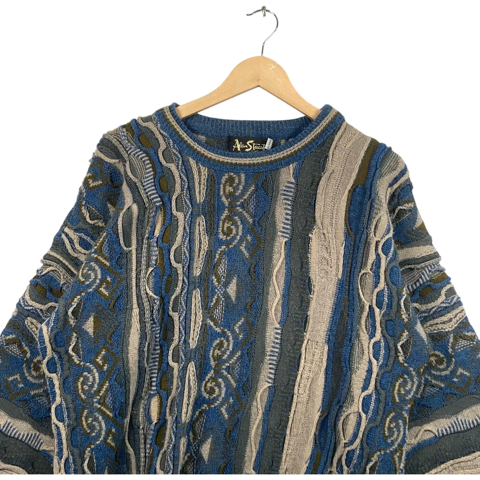 Vintage Alan Stuart 3D Knit Sweater
