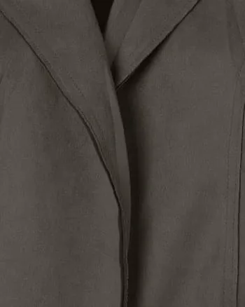 Yvette Faux Suede Jacket | Brown