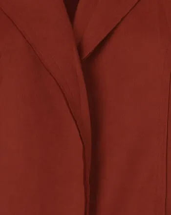 Yvette Faux Suede Jacket | Red